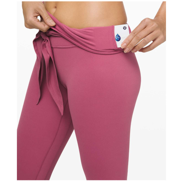 Lululemon Women's Align Wrap Waist Pant 28"  Moss Rose Size 12 NWT - Picture 4 of 9